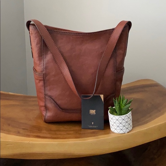 Frye Handbags - Frye Leather side pocket hobo NWT